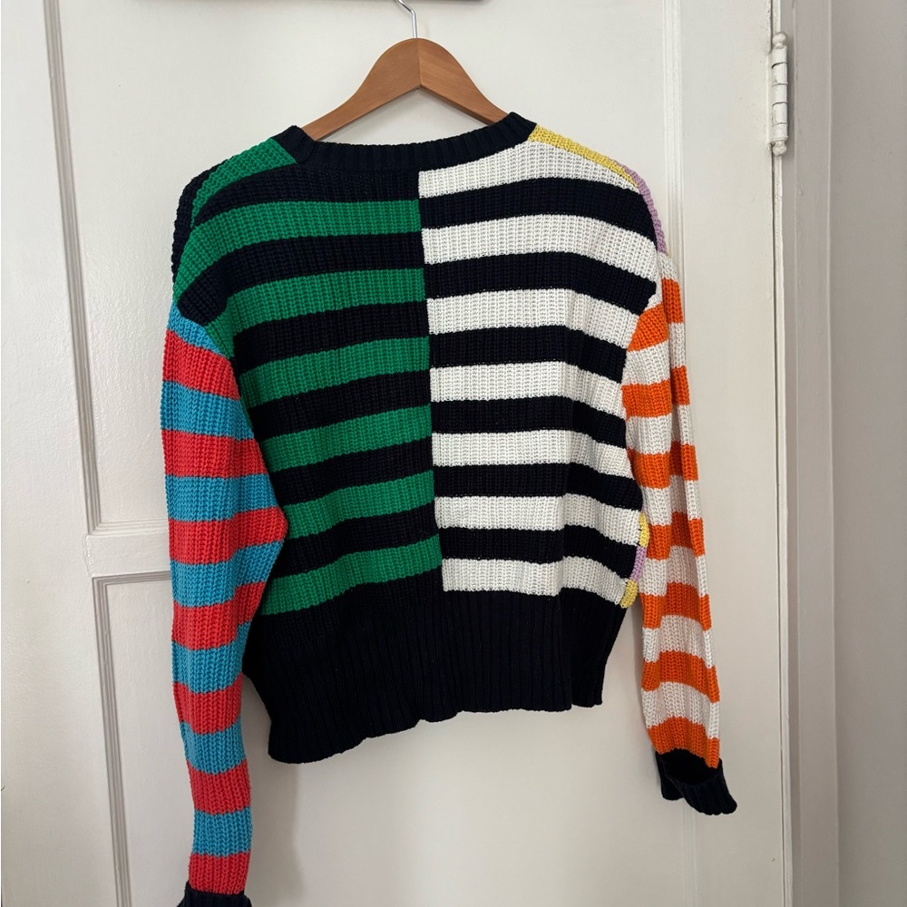 STAUD Colorblock Striped Sweater - Picture 2 of 2